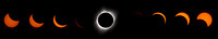 2017 Solar Eclipse progression, Grand Teton NP