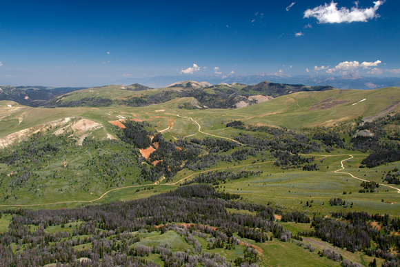 View from the summit of Black Butte - Gravelly Mtn Range