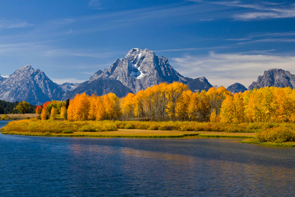 Mt. Moran and Oxbow Bend, Grand Teton NP